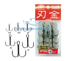 Vanfook hooks triple DT-45B NS Black # 02  