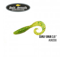 Silicone Bait Breath Curly Grub 3.5 