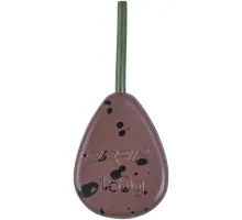 Грузило Brain In-Line Flat Lead 84g 2шт/уп brown