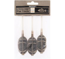 Feeder Brain Long Cast Flat Feeder 100g (3 pcs/pack)