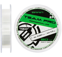 Волосінь Brain Team Pro 50m (clear) 0.135mm 1.9kg
