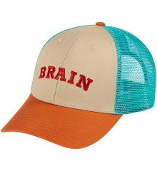 Кепка Brain Red Logo 58 Beige/coffee