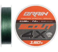 Cord Brain Scout 4X (2026) 150m (deep green) 0.148mm 8.6kg