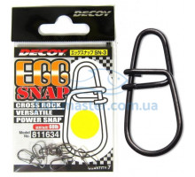 Застежка Decoy SN-3 Egg Snap 1, 30lb, 7 шт