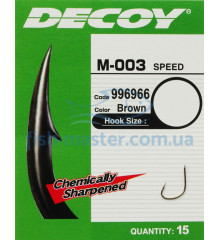 Крючок Decoy M-003 Speed 9, 15 шт.