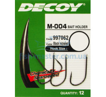 Крючок Decoy M-004 Bait Holder 2, 12 шт.