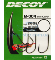 Крючок Decoy M-004 Bait Holder 1, 12 шт.