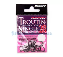 Крючок Decoy Single 28 Troutin Single 6, 16 шт
