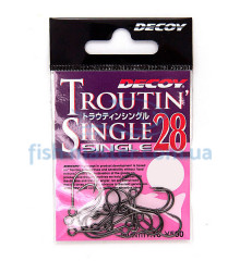 Decoy Single Hook 28 Troutin Single 6, 16 pcs