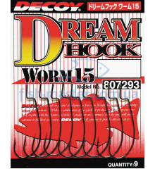 Decoy Worm 15 Dream Hook 3/0, 7pcs