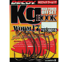 Крючок Decoy Worm 17 Kg Hook 1/0, 9шт