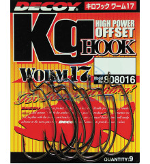 Decoy Worm 17 Kg Hook 3, 9pcs
