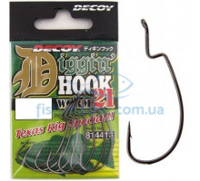 Крючок Decoy Worm 21 Digging Hook 1/0, 7шт