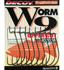 Гачок Decoy Worm9 Upper Cut #2/0 (8 шт/уп)