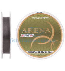 Шнур Favorite Arena PE 4x 150m (silver gray) #0.175/0.071mm 3.5lb/1.4kg