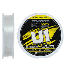 Флюорокарбон Favorite U1 FC 30m #1.0/0.165mm 4.2lb/1.92kg