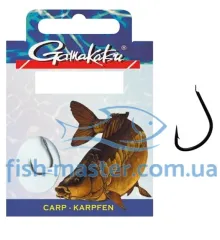 Гачок Gamakatsu BKD-3510F Carp 85cm Black # 4 10шт 0.28mm 