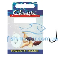 Гачок Gamakatsu BKS-1010B Maggots 45cm Bronze # 18 10шт 0.10mm 