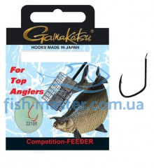 Hook Gamakatsu BKS-2210R Bream Feeder 100cm Red # 12 10pcs 0.16mm