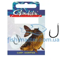 Крючок Gamakatsu BKS-3510F Carp 60cm Black #4 10шт 0.25mm