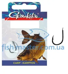 Гачок Gamakatsu BKS-3510F Carp 60cm Black # 4 10шт 0.25mm