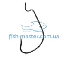 Гачок Gamakatsu офсетний Worm 314 MB Black # 5/0 6шт