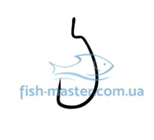 Offset hook Gamakatsu Worm 323 Monster Black # 5/0 4pcs