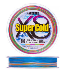Шнур Duel Hardcore Super Cold X8 300m 5Color 40kg 0.42mm #6.0