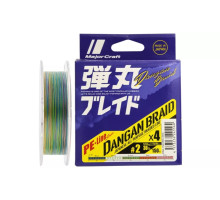 Шнур Major Craft Dangan Braid X4 150m (мульти.) #0.8/0.12mm 14lb/6.1kg
