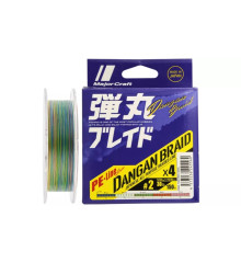 Cord Major Craft Dangan Braid X4 150m (multi.) #0.6/0.10mm 12lb/4.8kg