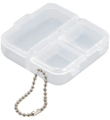 Коробка Meiho Square 3 case 66x66x18mm Clear