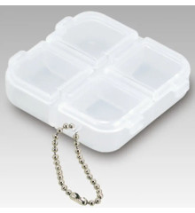 Коробка Meiho Square 4 case 66x66x18mm Clear