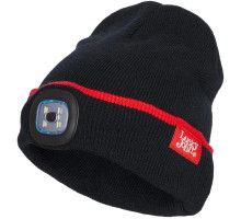 Knitted hat Lucky John Drop LED with removable flashlight size XL