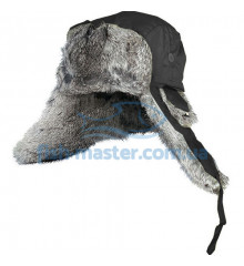 Hat with earflaps on nat. fur (black) Norfin ARDENT L