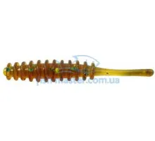 Silicone Reins AJI RINGER 565 Motor Oil Green Flake 15pcs	