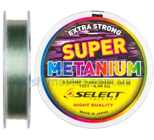 Волосінь Select Metanium 0.24 мм 6.4 кг темно-зелена 150 м