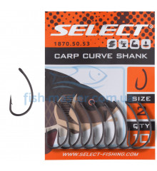 Крючок Select Carp Curve Shank 4, 10 шт/уп