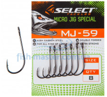 Крючок Select MJ-59 Micro jig special 4, 9 шт/уп