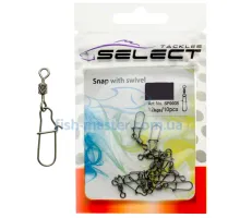 Вертлюжок із застібкою Select SF0035 size 6, 10 шт.