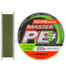 Cord Select Master PE 100m 0.16mm 19kg dark green