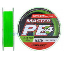 Шнур Select Master PE 100m (салат.) 0.06мм 9кг