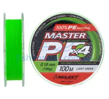 Шнур Select Master PE 100m (салат.) 0.16мм 19кг