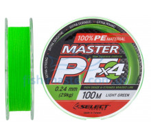 Шнур Select Master PE 100m (салат.) 0.24мм 29кг