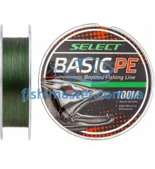 Шнур Select Basic PE 150m  dark green 0.04mm 5lb/2.5kg