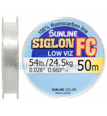 Fluorocarbon Sunline SIG-FC 50m 0.660mm 54lb / 24.5kg hooked