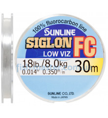 Fluorocarbon Sunline SIG-FC 30m 0.350mm 18lb / 8kg hooked