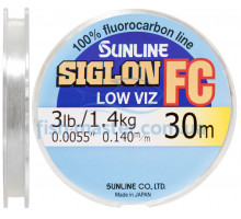 Флюорокарбон Sunline SIG-FC 30м 0.140мм 3lb/1.4кг поводковый