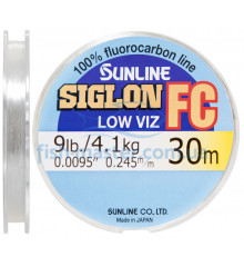 Fluorocarbon Sunline SIG-FC 30m 0.245mm 9lb / 4.1kg hooked