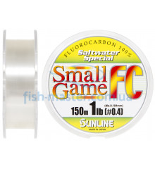 Fluorocarbon Sunline SWS Small Game FC 150m 0.104mm 1.0LB / 0.45kg match / sinking
