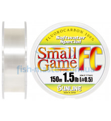 Fluorocarbon Sunline SWS Small Game FC 150m 0.117mm 1.5LB / 0.7kg match / sinking
